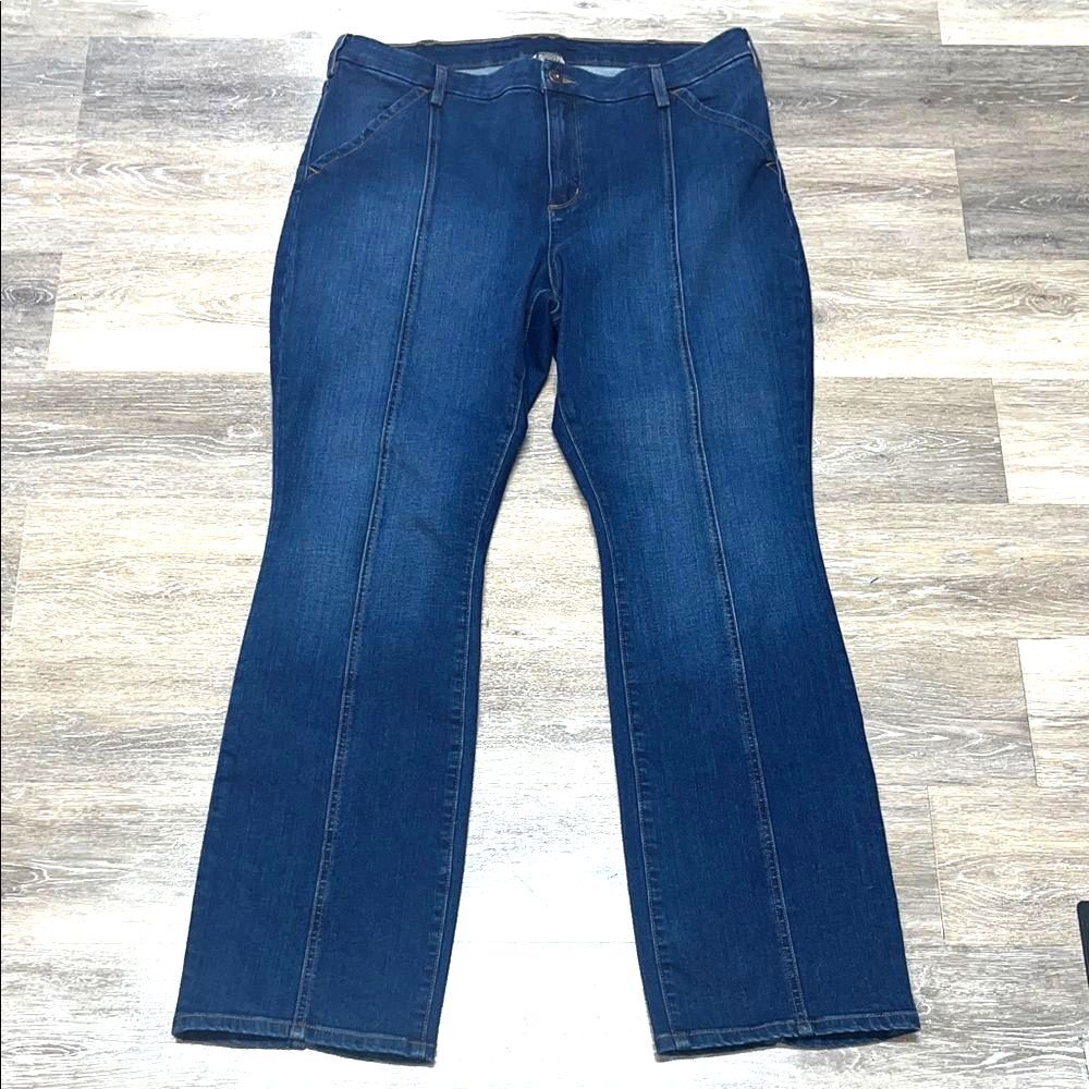 Duluth Trading Co 16x31 Women's Asset Management Demi Bootcut Jeans High Rise